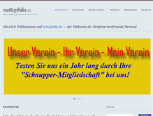 Tablet Screenshot of nettephila.de